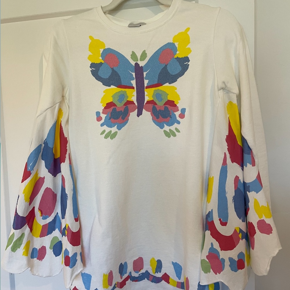 Stella McCartney Kids Butterfly Wing Dress, Size 10